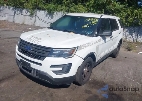 2019 Ford Police Interceptor from USA, damaged, VIN 1FM5K8AR2KGB22876